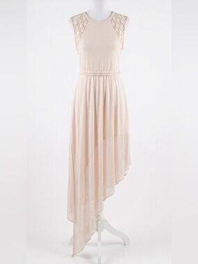 Free People Afternoon Delight Boho Lace Beachy Crochet Festival Dress Cream